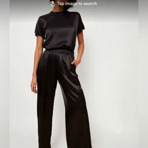 Nation ltd satin PANTs size small